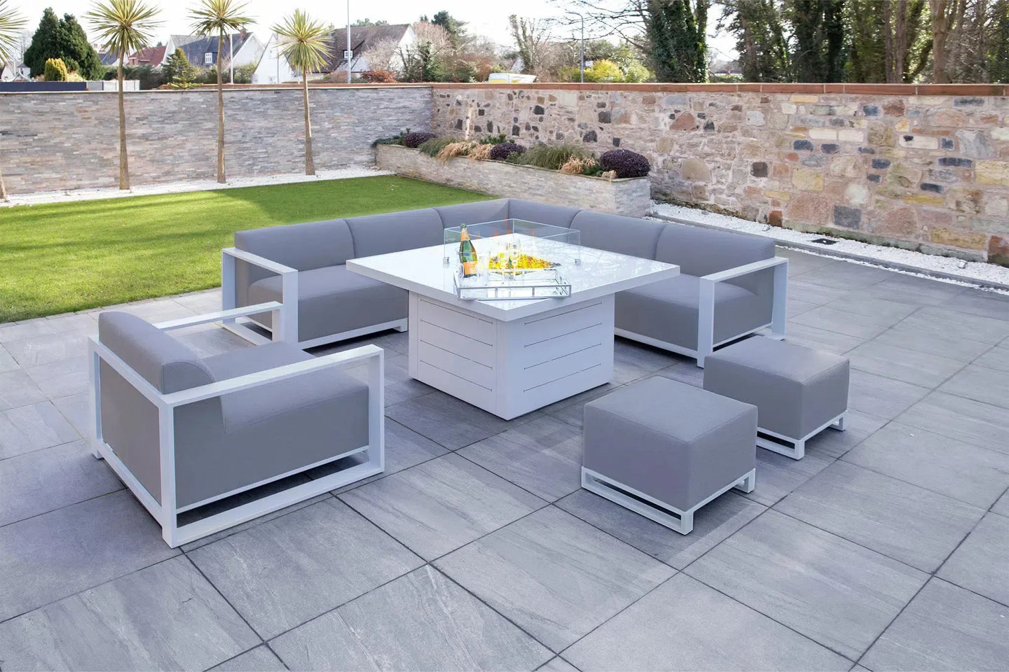 Riviera Outdoor Garden Set 11 - Light Grey