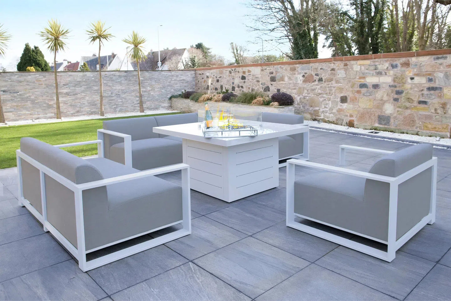 Riviera Outdoor Garden Set 2 - Light Grey