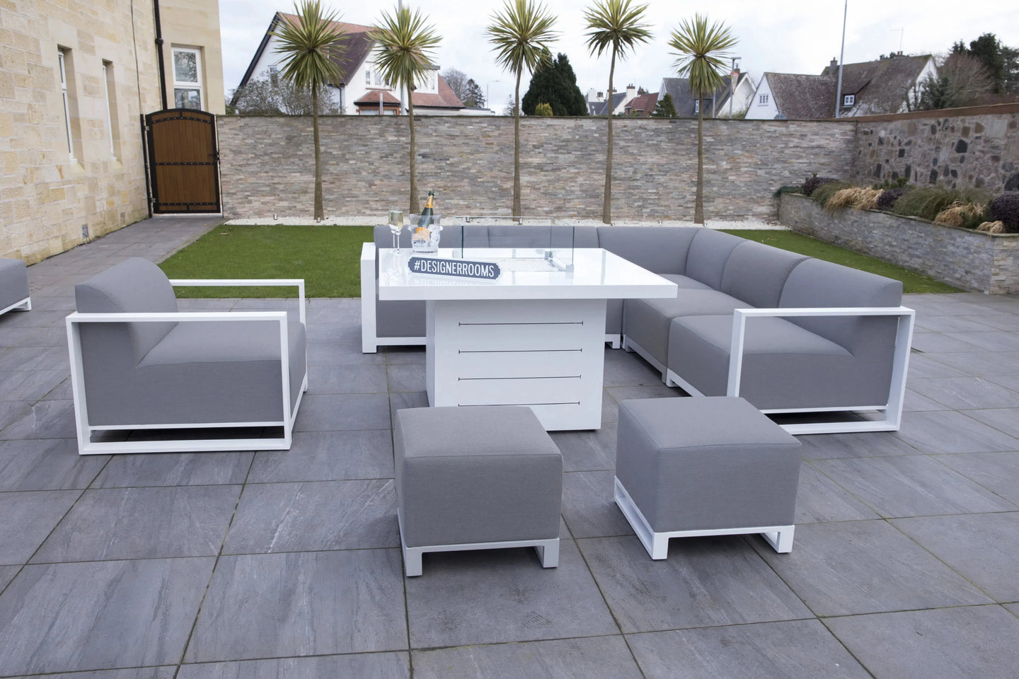 Riviera Outdoor Garden Set 22 - Light Grey