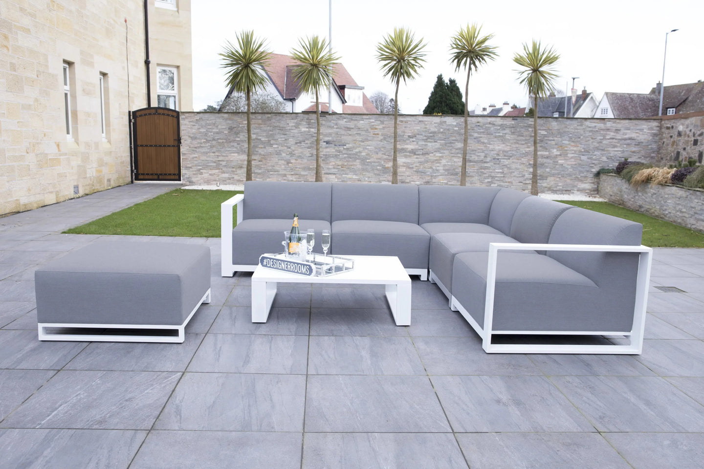 Riviera Outdoor Garden Set 29 - Light Grey