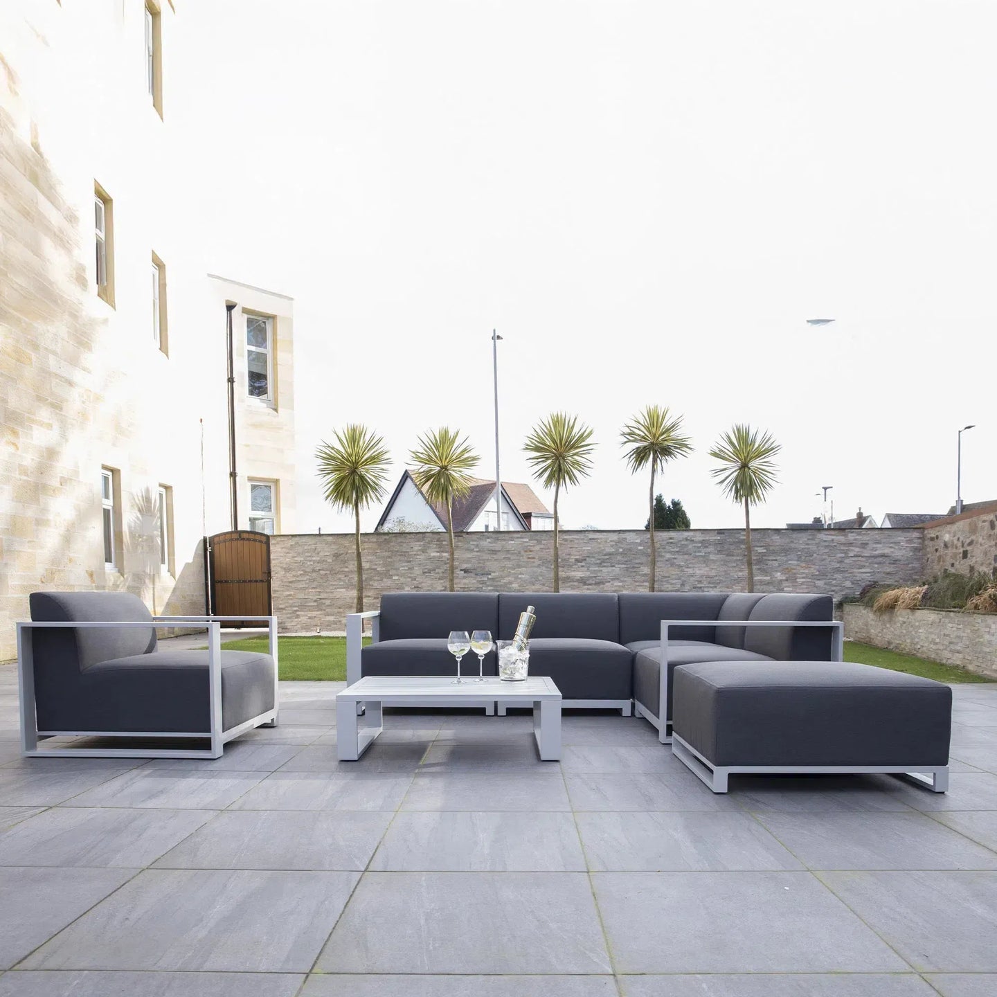 Riviera Outdoor Garden Set 30 - Dark Grey