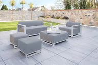 Riviera Outdoor Garden Set 6 - Light Grey