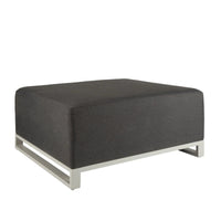 Riviera Retreat Garden Chaise Section- Dark Grey