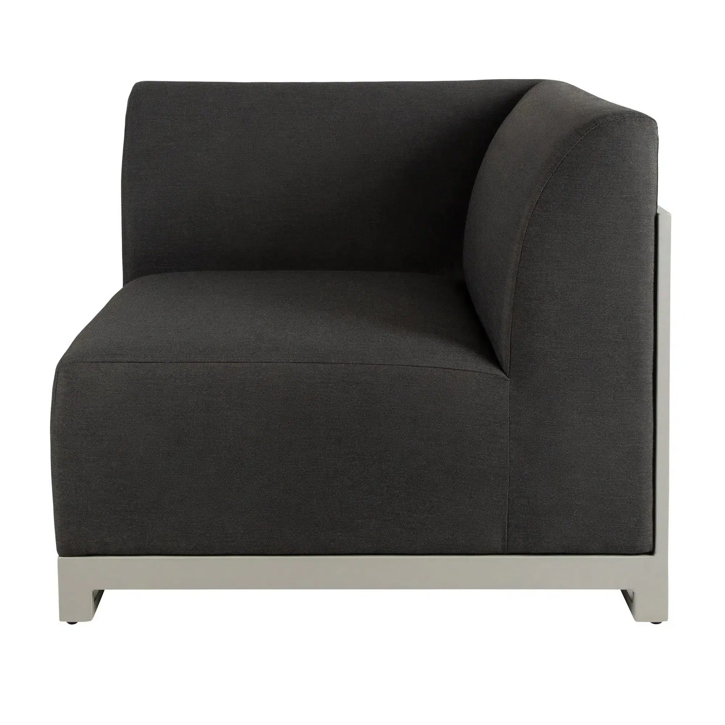 Riviera Retreat Garden Corner Chair - Dark Grey