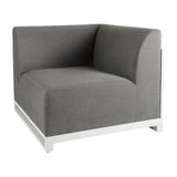 Riviera Retreat Garden Corner Chair - Light Grey