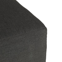 Riviera Retreat Garden Footstool - Small - Dark Grey