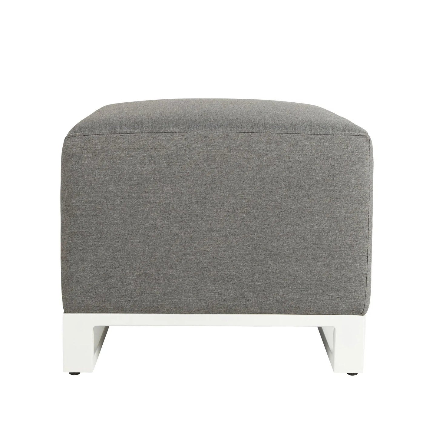 Riviera Retreat Garden Footstool - Small - Light Grey