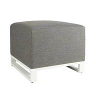 Riviera Retreat Garden Footstool - Small - Light Grey