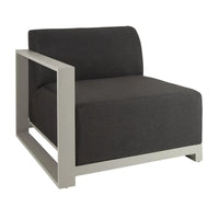 Riviera Retreat Garden Left and Right Arm Chair - Dark Grey