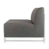 Riviera Retreat Garden Middle Chair - Light Grey