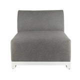 Riviera Retreat Garden Middle Chair - Light Grey