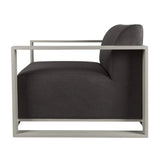 Riviera Retreat Garden Single Arm Chair - Dark Grey