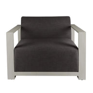 Riviera Retreat Garden Single Arm Chair - Dark Grey