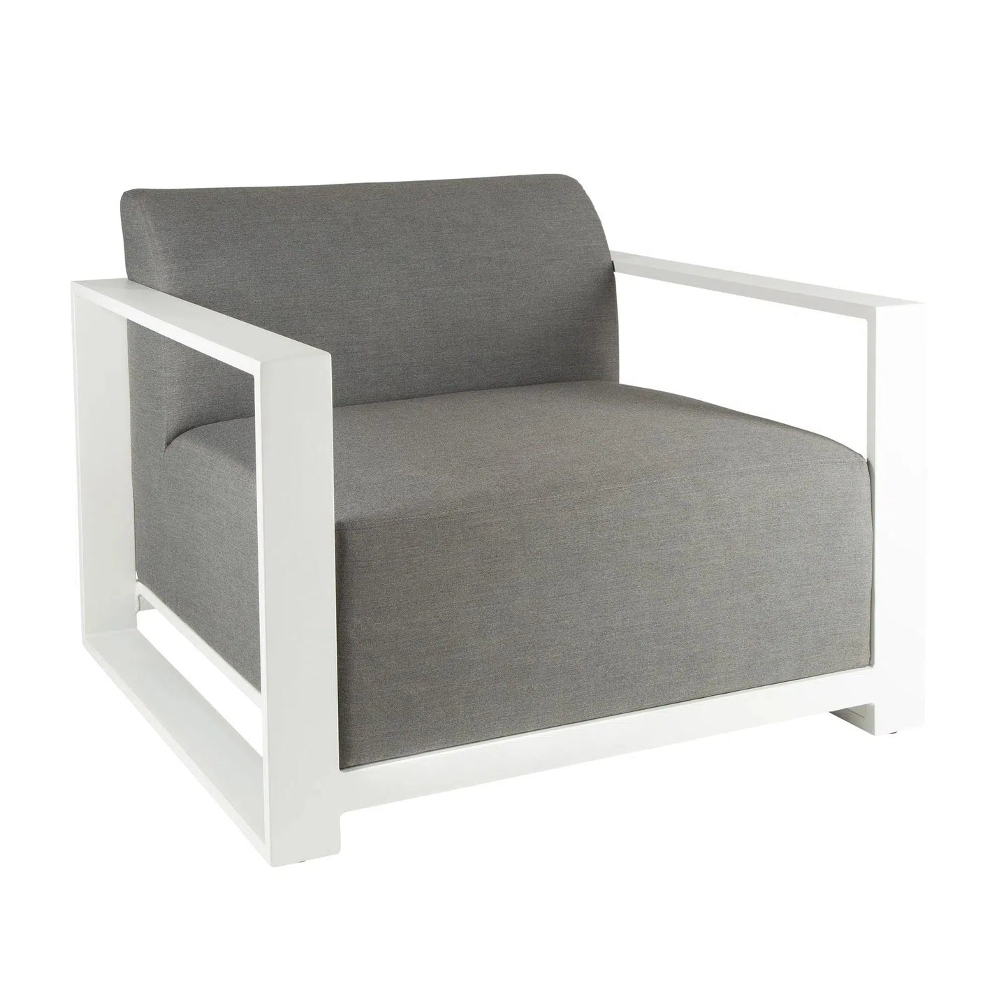 Riviera Retreat Garden Single Arm Chair - Light Grey