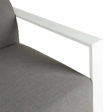 Riviera Retreat Left and Right Garden Arm Chair - Light Grey