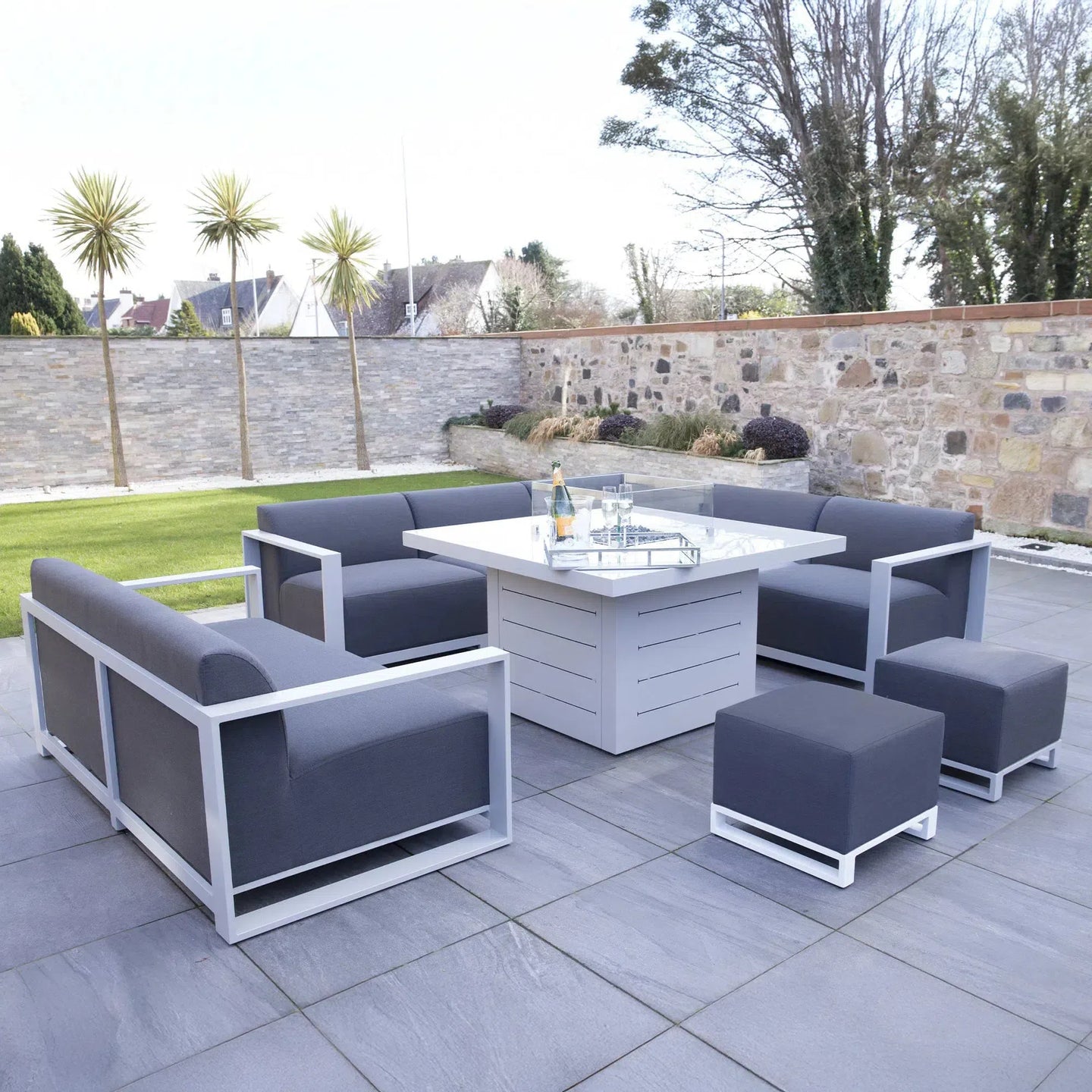 Riviera Retreat Outdoor Garden Set 1 - Dark Grey