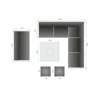 Riviera Retreat Outdoor Garden Set 1 - Light Grey