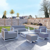 Riviera Retreat Outdoor Garden Set 13 - Light Grey