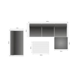 Riviera Retreat Outdoor Garden Set 16 - Light Grey