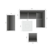 Riviera Retreat Outdoor Garden Set 2 - Light Grey