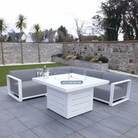 Riviera Retreat Outdoor Garden Set 21 - Light Grey