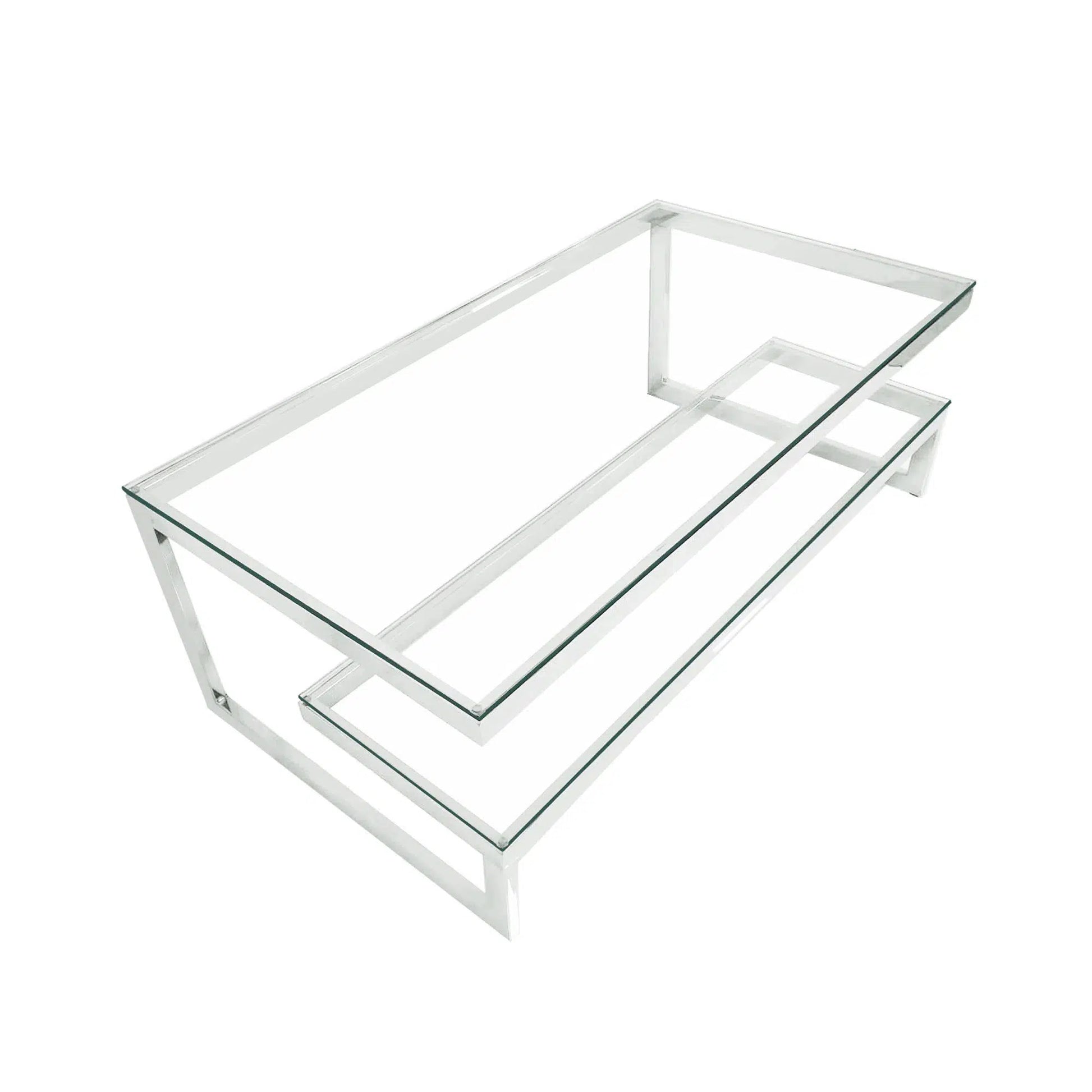 Rococo - Coffee Table- Shining Silver