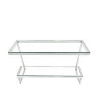 Rococo - Console Table- Shining Silver