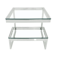 Rococo - Side Table- Shining Silver