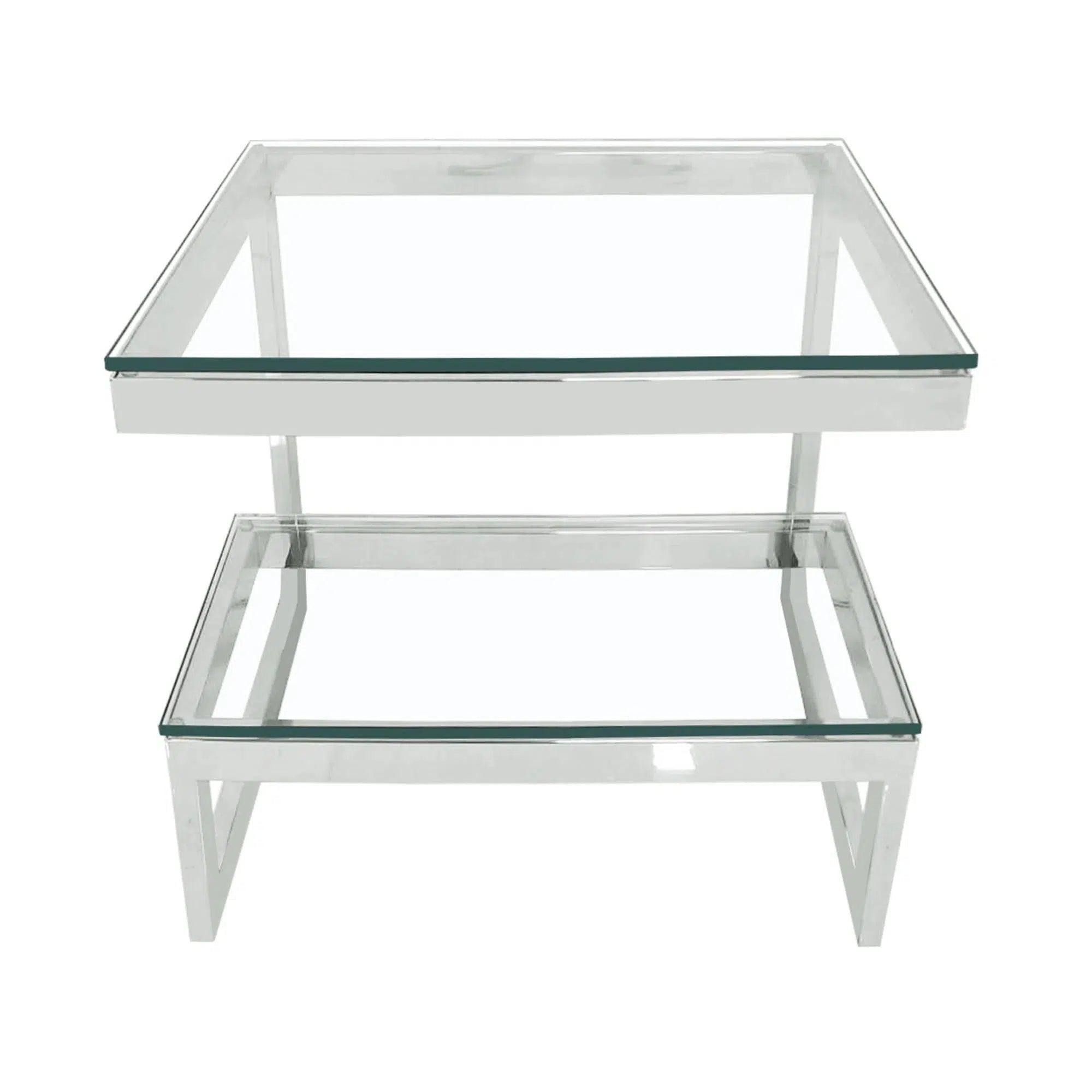 Rococo - Side Table- Shining Silver