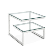 Rococo - Side Table- Shining Silver