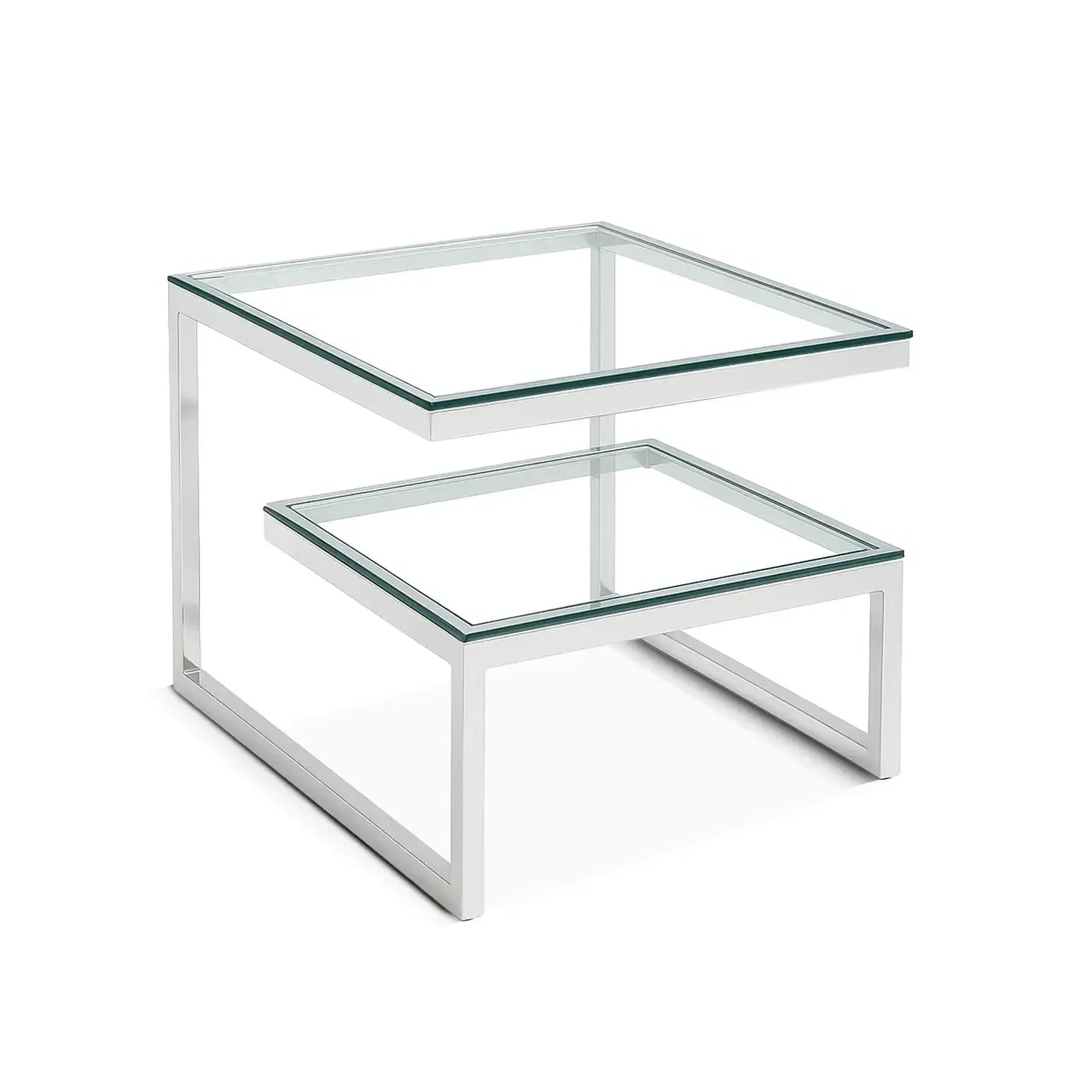 Rococo - Side Table- Shining Silver