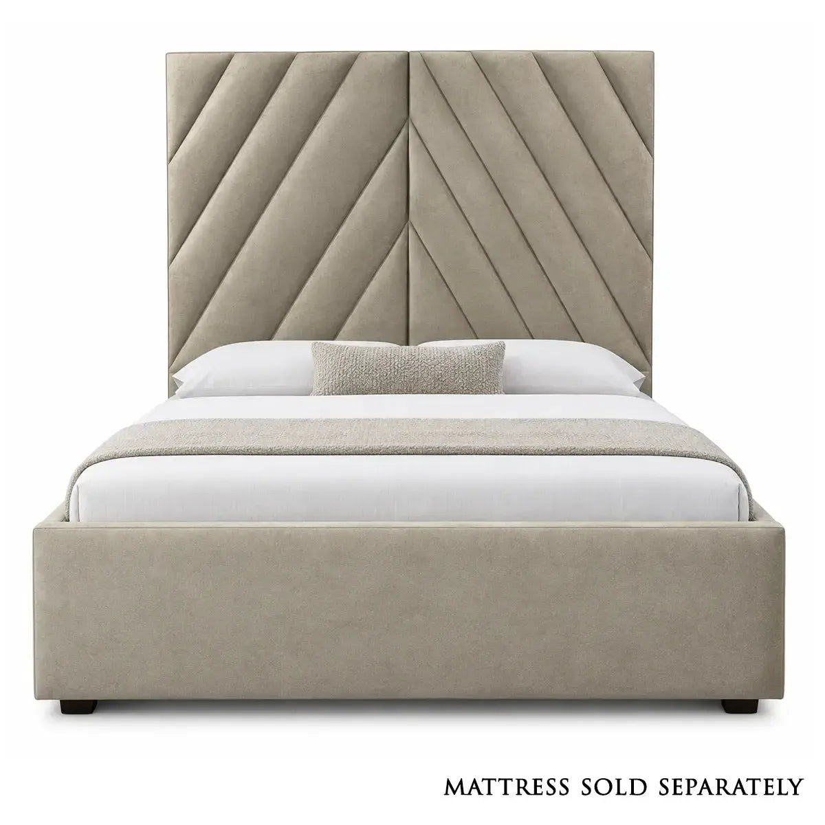Romy King Size Bed in Oslo Stone