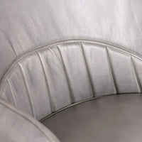 Rowan Leather Chair - Light Grey