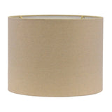 Sandshell Ceramic Lamp with Oatmeal Linen Shade