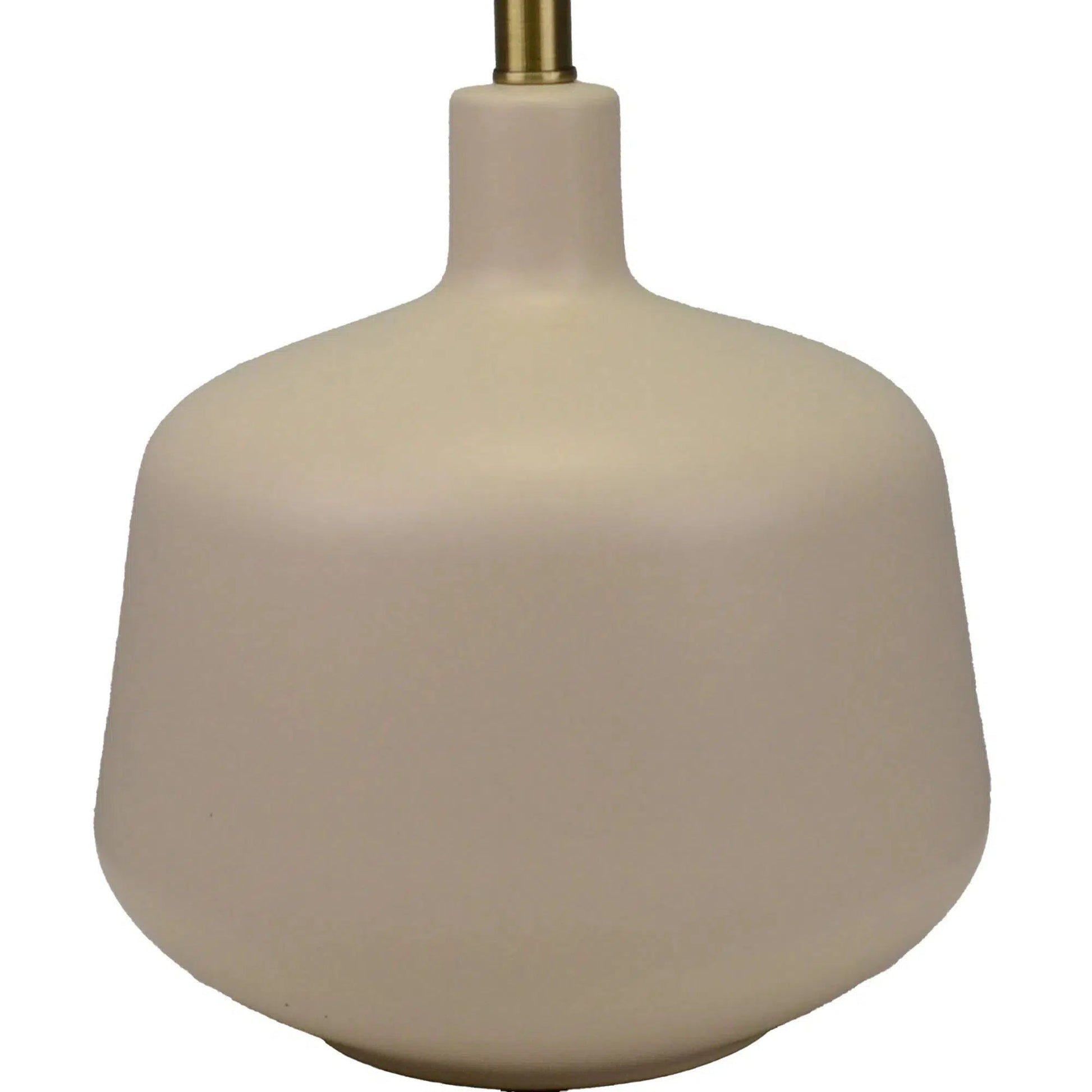 Sandshell Lamp with Oatmeal Linen Shade 1