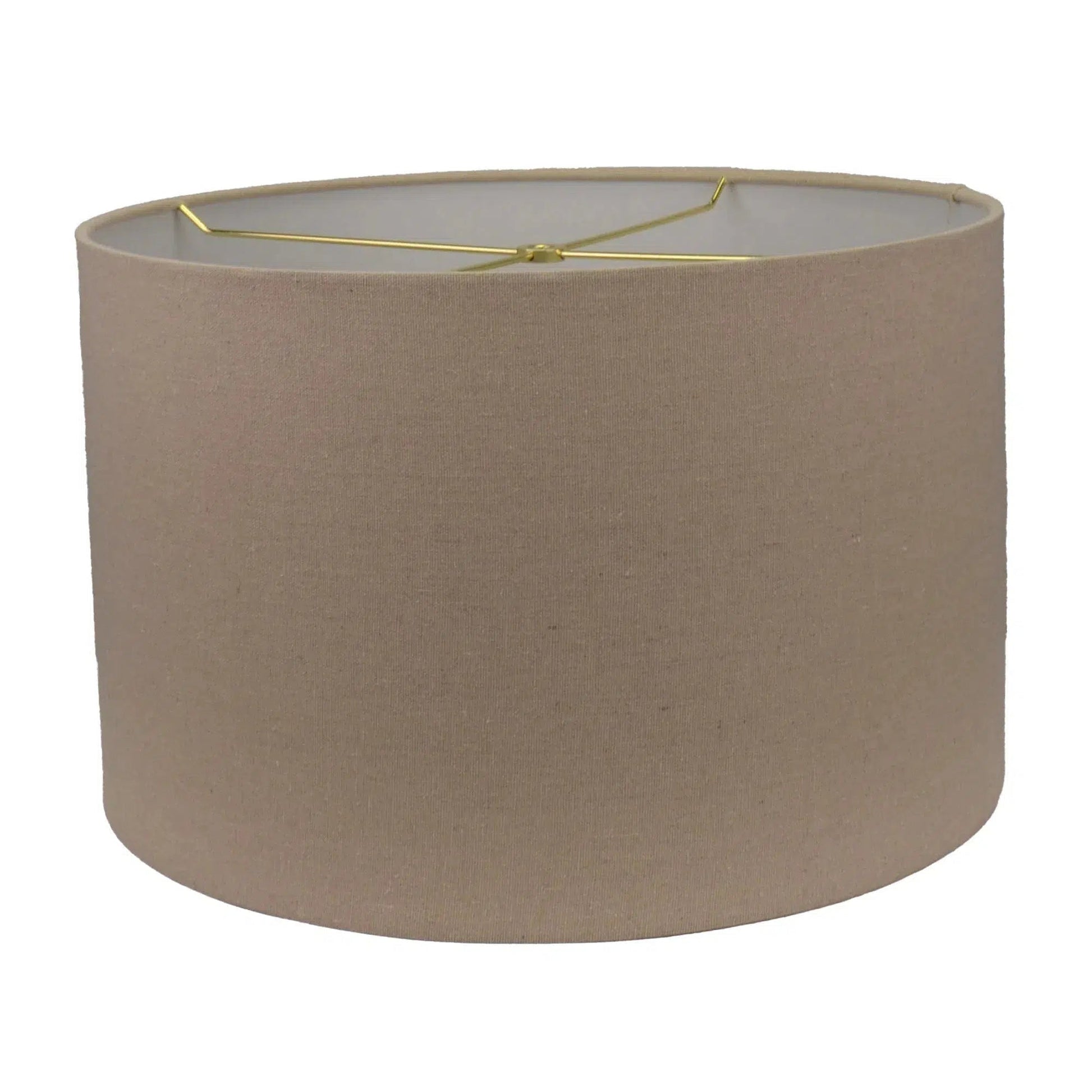 Sandshell Lamp with Oatmeal Linen Shade 1