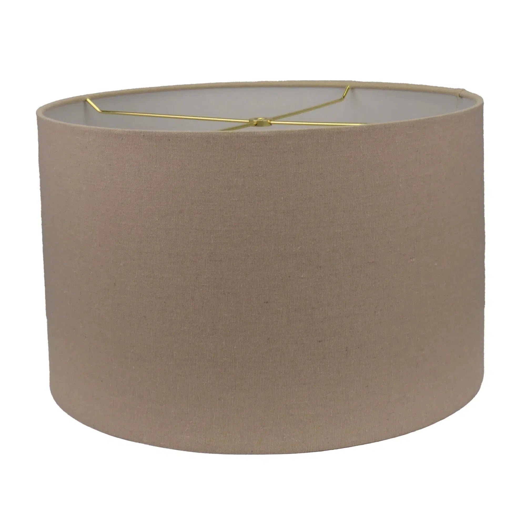 Sandshell Lamp with Oatmeal Linen Shade 1