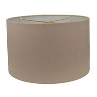 Sandshell Lamp with Oatmeal Linen Shade