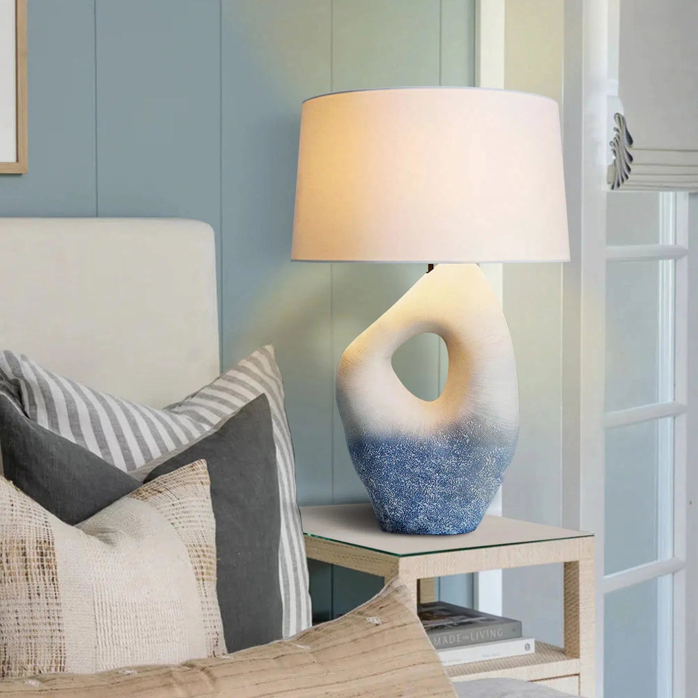 Santorini Table Lamp with Round Shade