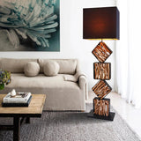 Sawa Floor Lamp with Rectangular Lamp Shade