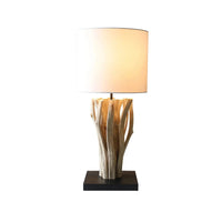 Scultura Caotico Table Lamp with Round Shade