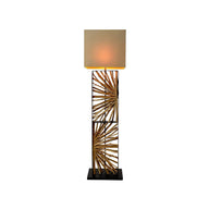 Sea Fan Floor Lamp with Rectangular Lamp Shade