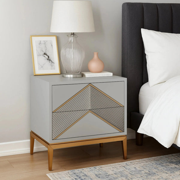 Seraphina - 2 Drawer Bedside