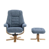 Sicily - Swivel Recliner Chair & Footstool