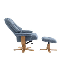 Sicily - Swivel Recliner Chair & Footstool