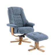 Sicily - Swivel Recliner Chair & Footstool