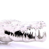 Silver Alligator Ornament