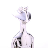 Silver Meditation Frog Ornament