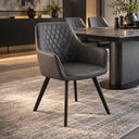 Sloane Dining Chair - Dark Grey