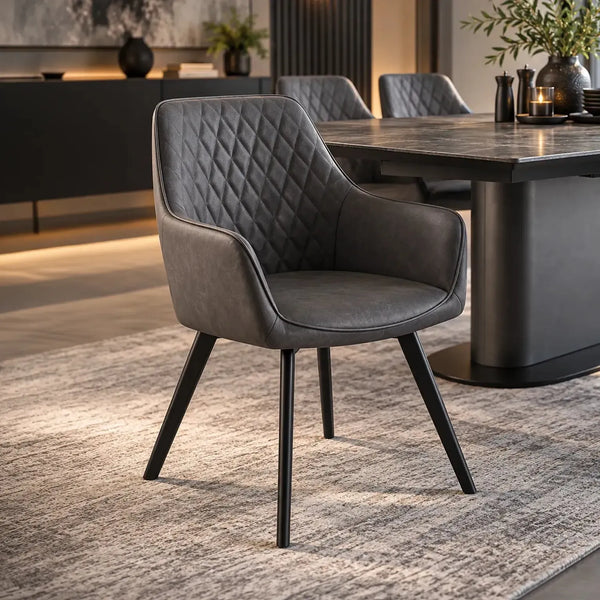 Sloane Dining Chair - Dark Grey